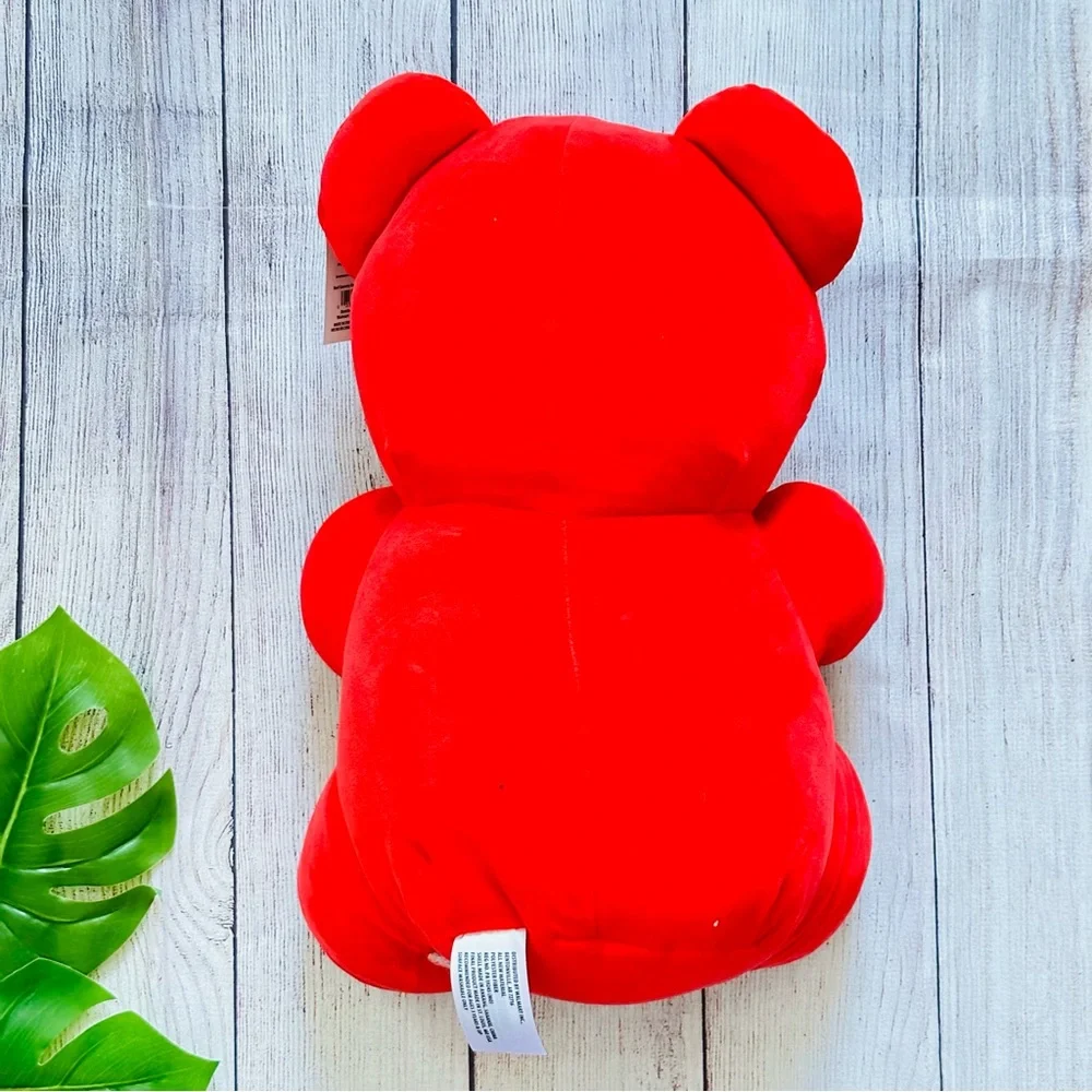 Valentine's Day Red Gummy Bear Plush, 16 in NEW